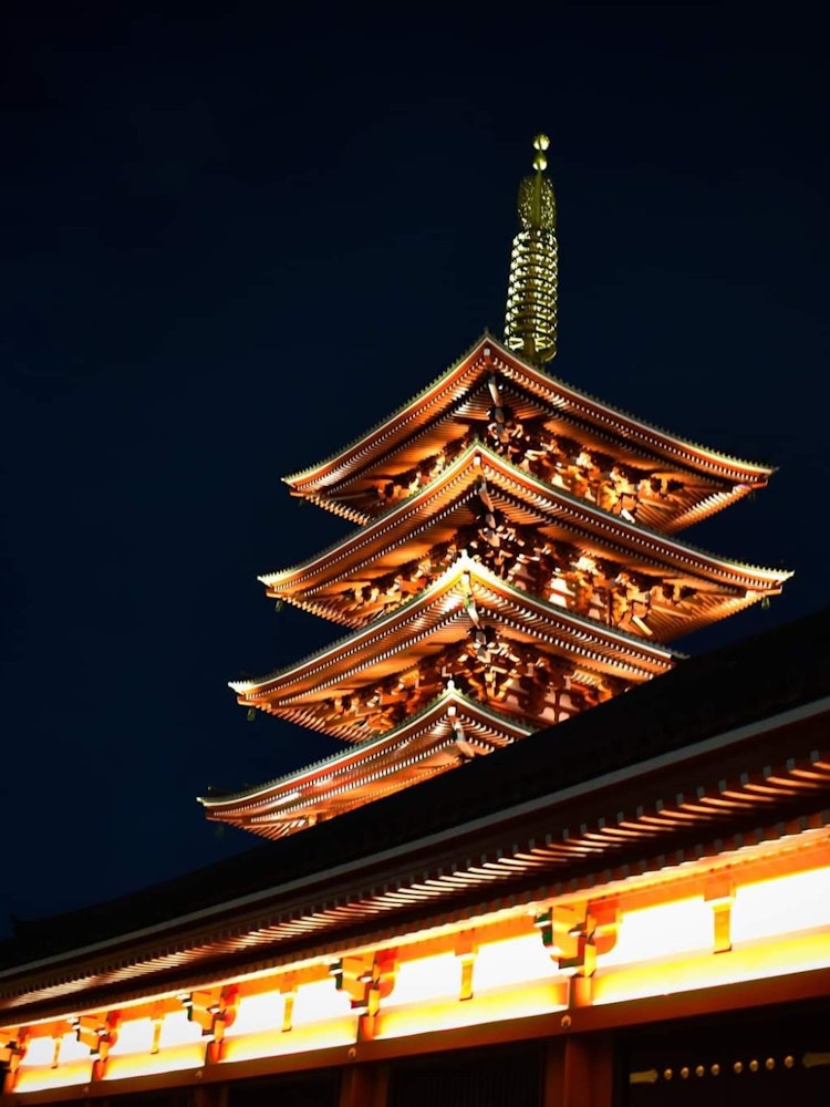 [Image1]The two iconic symbol of tokyo n one frame. Night view of sensoji and tokyo skytree both are really 
