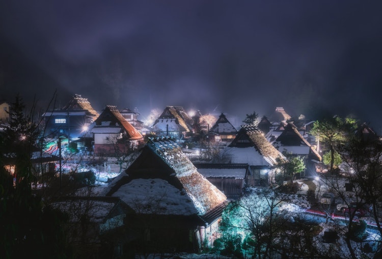 [相片1]京都美山的茅草村这个地方是一个合适的天文台，但它并不为人所知或没有😅脚印