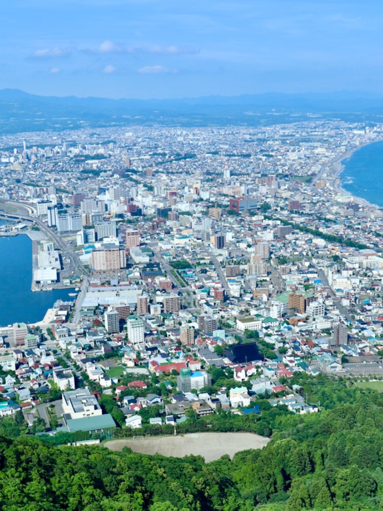 [Image1]Listed as 3 stars in the Michelin Green Guide Japan, the view from Mt. Hakodate. It was so beautiful