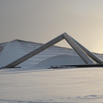 [Image2]The winter beauty ❄️🤍 of Hokkaido Moerenuma Park is designed as a sculpture of the entire park, in t