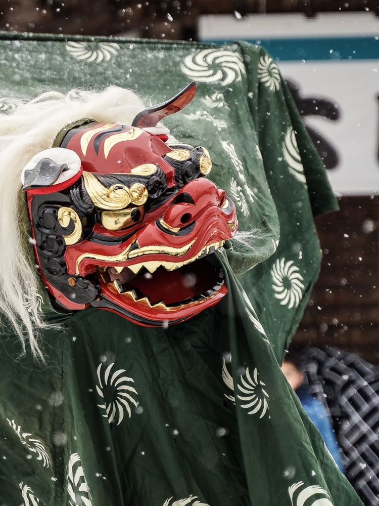 [Image1]Dance at the Ouchi-juku Snow Festival