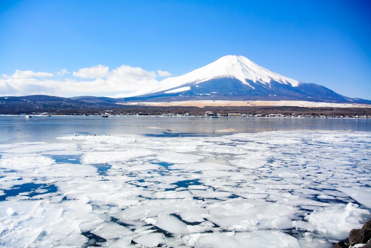 [相片1]山中湖的富士山如果下了快车，这风景