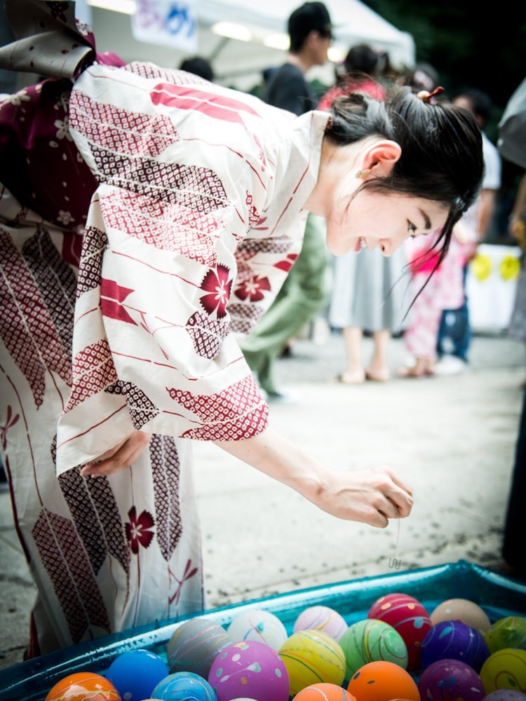 [Image1]TokyoMinatoAt Nogi ShrineAt the summer festivalYukata playsparklerWater balloonssummer festivalSumme