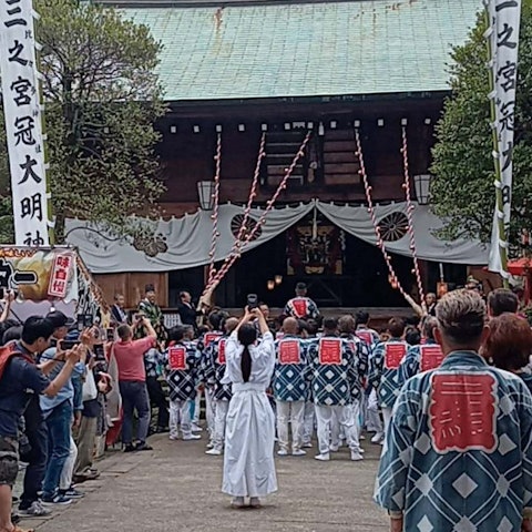[Image1]【Annual Spring Festival (Hibita Shrine)】The Shinko Festival was held on Saturday, April 27, which wa