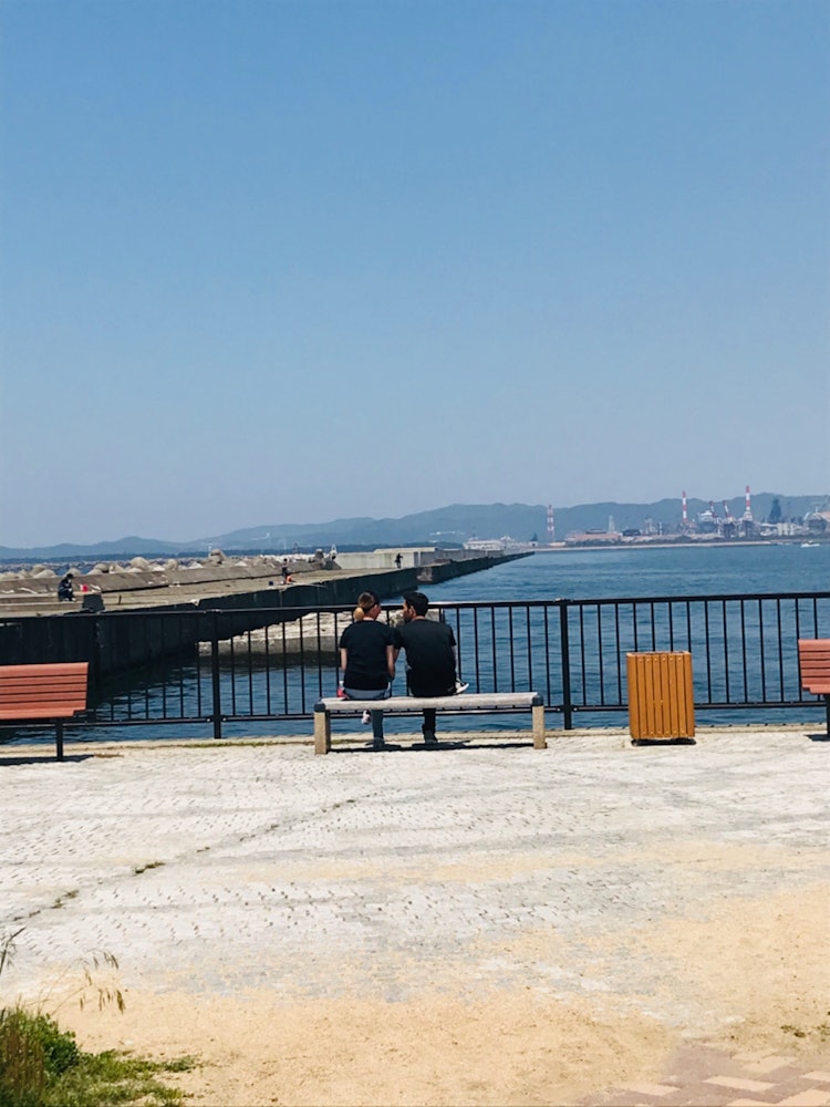 [画像1]和歌山雑賀崎の港から広い海を眺めると、心も晴れやかに✨