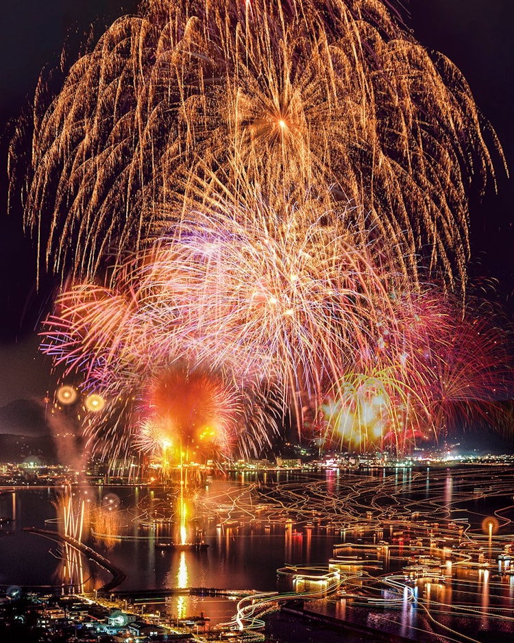 [Image1]It is a fireworks festival that was previously held in the Kojima district of Kurashiki City, Okayam
