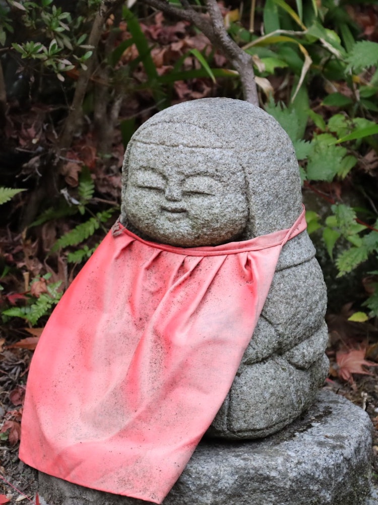 [Image1]Mr. Jizo of Ohara. It was cute, so I snapped!
