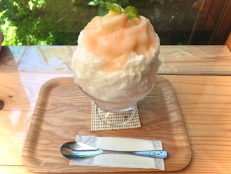 [相片1]埼玉常岐川山田屋桃子刨冰和蓝莓酸奶刨冰使用天然冰 🍑 💜