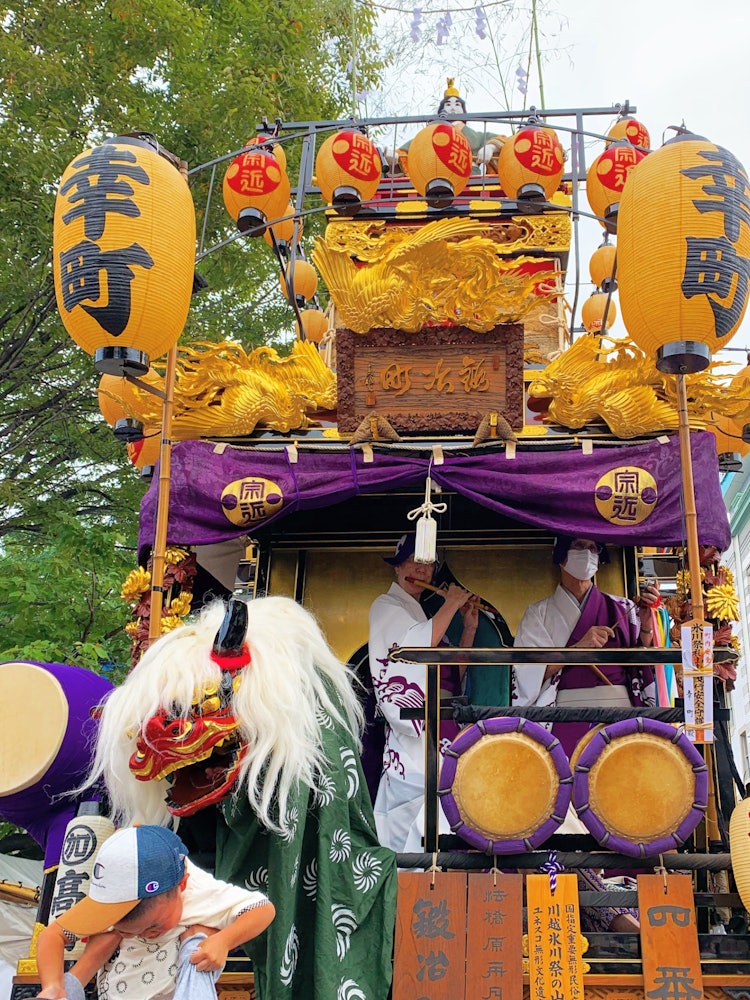 [Image1]Photographed on October 15, 22.This is a photo of the Kawagoe Festival.I took this photo at the site