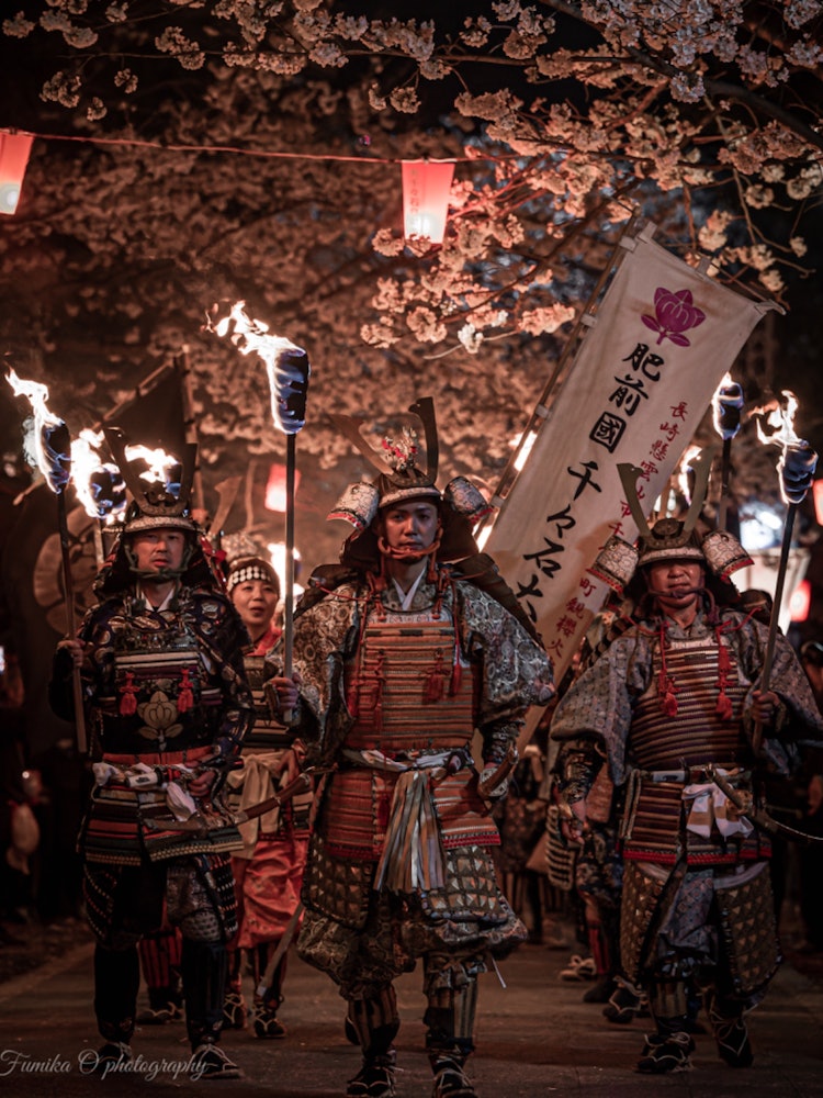 [Image1]Kanzakura fire banquet 🌸 held in Unzen City, Nagasaki PrefectureIt was 😍✨ insanely cool