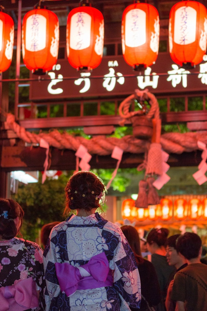 [이미지1]히로시마의 축제 인 Touka-san입니다. 6월에 열리는 이 축제는 