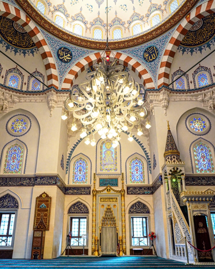 [相片1]東京卡米在東京。這是一座土耳其風格的清真寺。攝影器材索尼α7III燈房編輯軟體