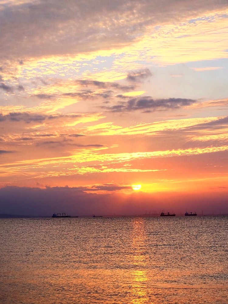 [画像1]いつかまた撮りに行きたい夕焼け。千葉県の、江川海岸📸