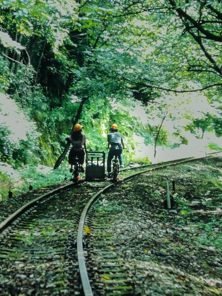 [Image1]Gifu Rail Mountain Bike Gattan Go!!It is Kamioka, Gifu Prefecture.It's a lot of fun.