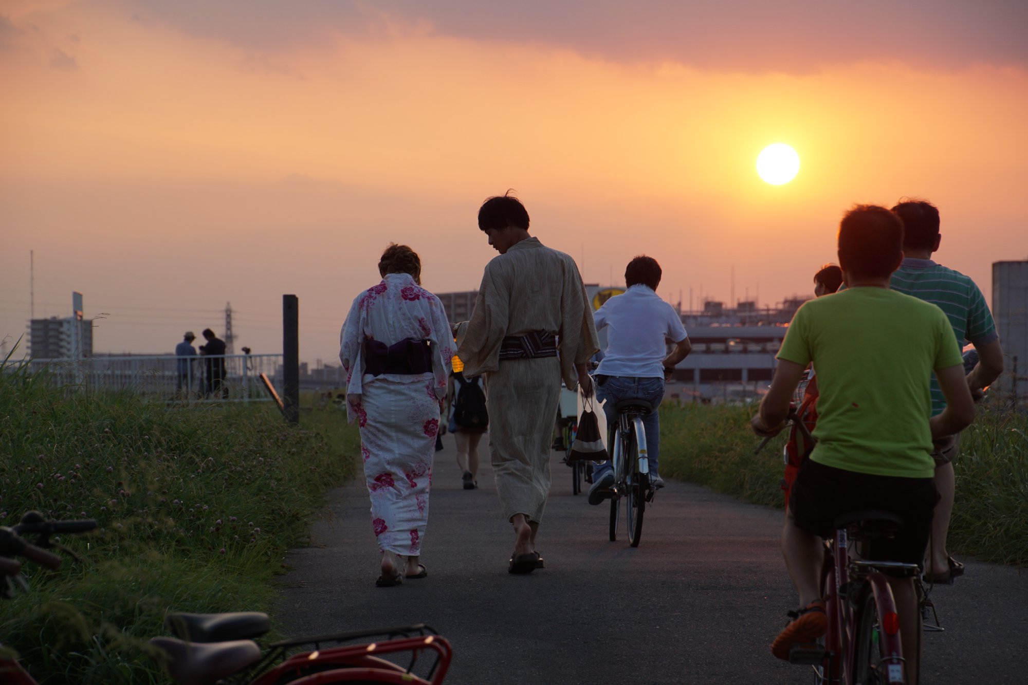 戸田花火大会 オファー 浴衣