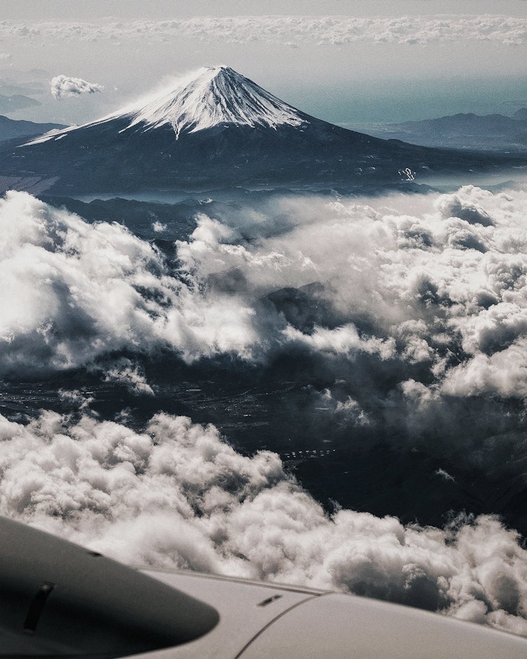 [相片1]云海和富士山。佳能EOS 5d + ef24-70mm f2.8 灯室
