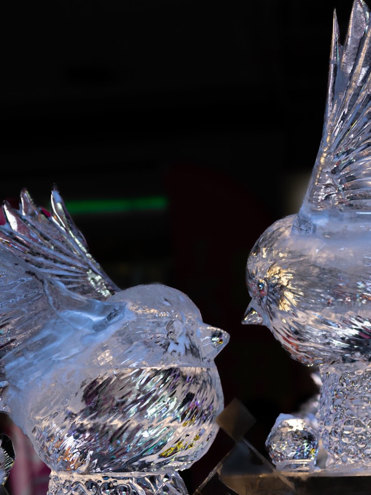 [Image1]ice sculptureAt the Sapporo Snow Festival Susukino venue, many ice sculptures are on display.One of 