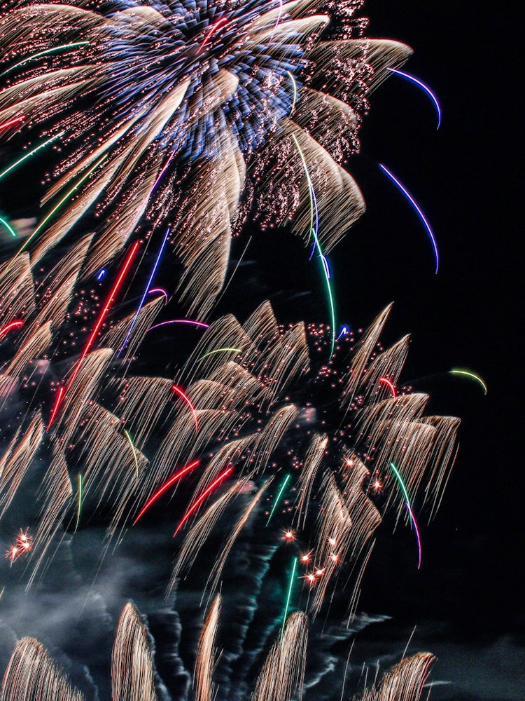 [Image1]This is a photo taken at the summer fireworks display at Nagoya Port.