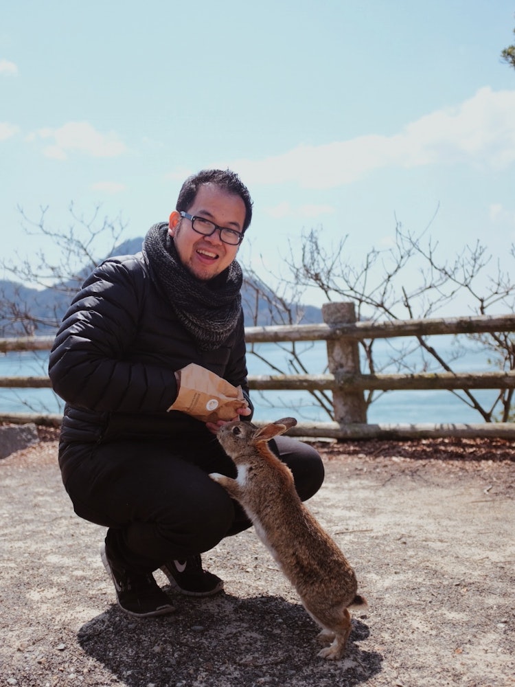 [Image1]Went to Ōkunoshima island. It is a happy place to be. Love playing with the rabbits and exploring th