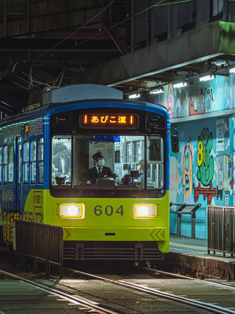[Image1]The Hankai train runs in the southern Osaka area.This route passes through Sumiyoshi Taisha Shrine, 