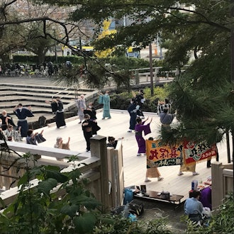 [이미지2]아스카야마 공원에서 찍은 사진이 더 있습니다!첫 번째 기념비는 읽기가 조금 어려워서 약간의 조사를해야했지만, 메이지 유신 100 주년을 기념하기 위해 공원 전체에 다양한 나무를 심