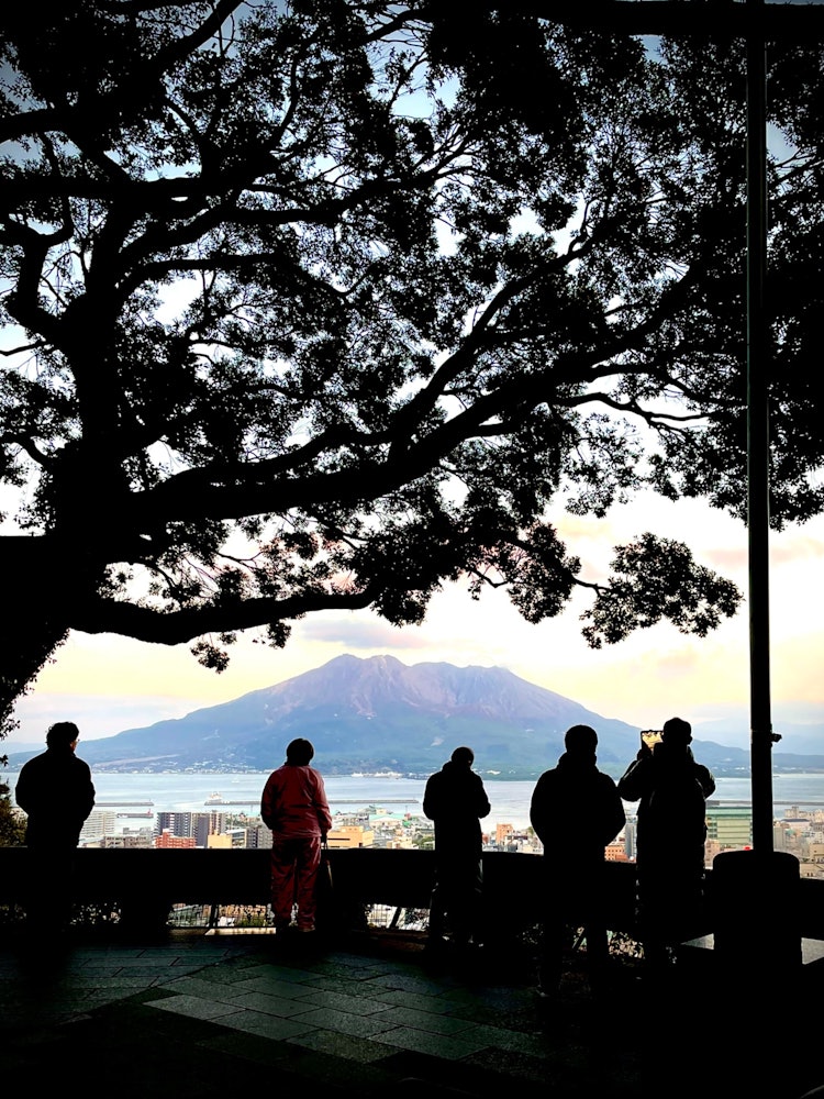 [Image1]View 🤗 of Sakurajima from Shiroyama ObservatoryIt is rare 😃 in the world to have a city with a popul