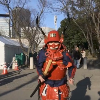 [Image2][Osaka Marathon]Samurai don't run. Do not run.He walks leisurely. The only time a samurai runs is wh