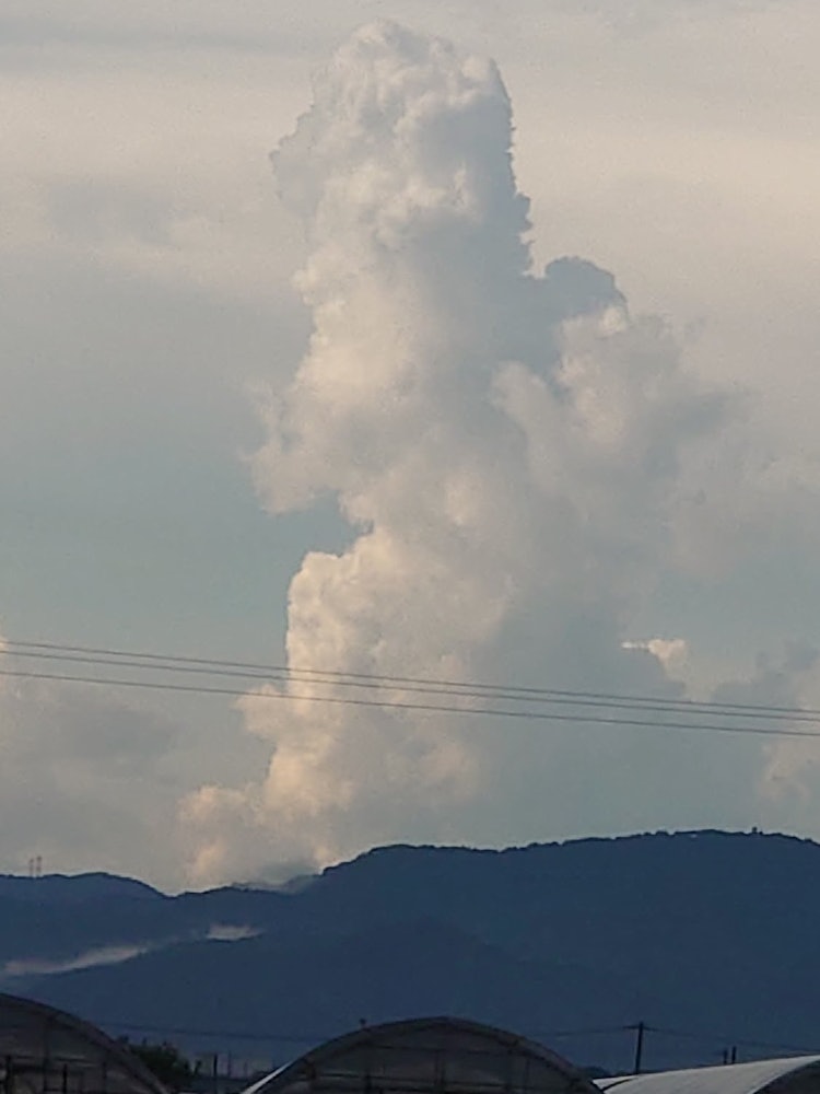 [Image1]Cloud.Godzilla of the clouds appears!