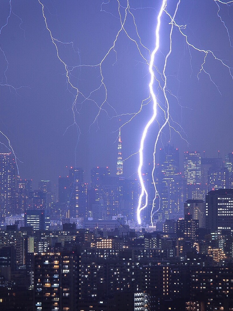 [Image1]The day 20,000 lightning strikes hit Tokyo.