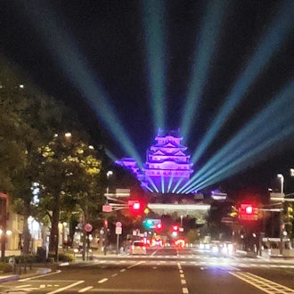 [Image1]You may 😆 have seen the castle lit up for the first timeHimeji Castle was very illuminated w