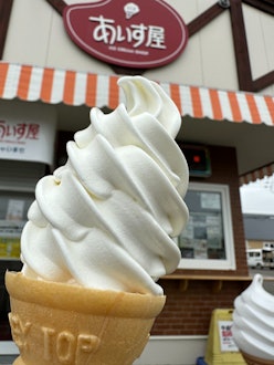 [Image1]🍦🥦🍦🥔🍦🥜🍦🥬🍦🍓🍦【Memuro Farmers Market Aisuya】It is a soft and gelato shop made with fresh milk from Memu