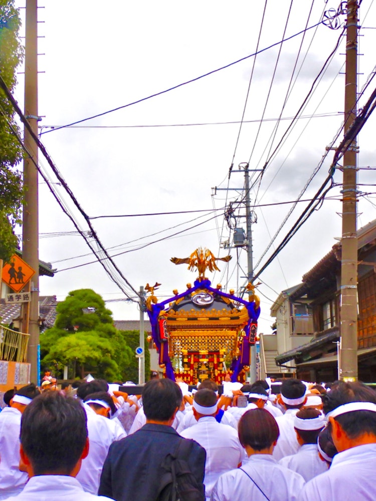 [Image1]Gyotoku MikoshiDuring this autumn season, a festival is held in which a mikoshi is raised like a fur