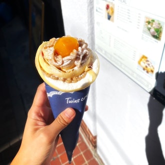 [Image1][English/Japanese]Continuing from last week, I will talk about a crepe shop in Nish- Hachioji. There