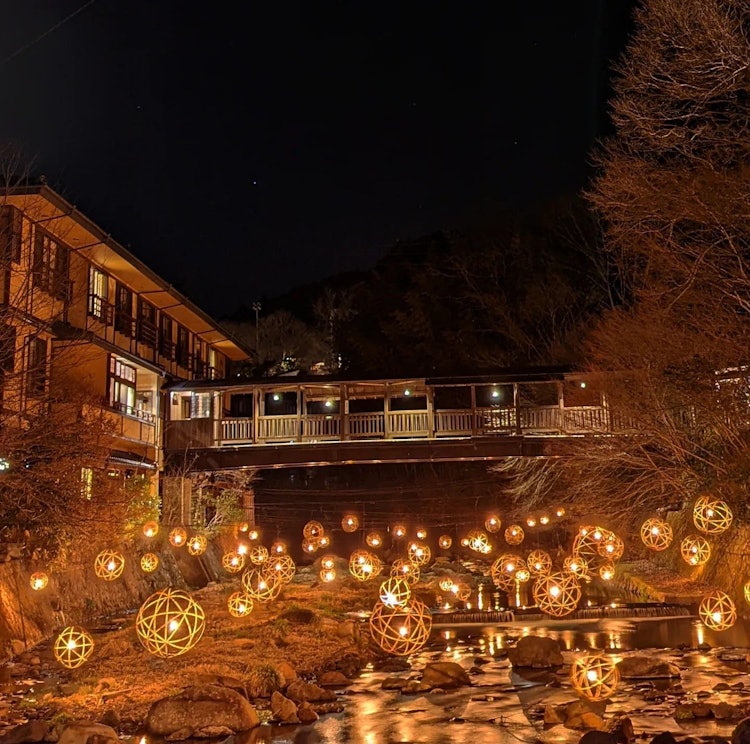 [Image1]It is one of the lights of Kurokawa Onsen in Aso when I went to see it this winterThis 😄✨ place is s