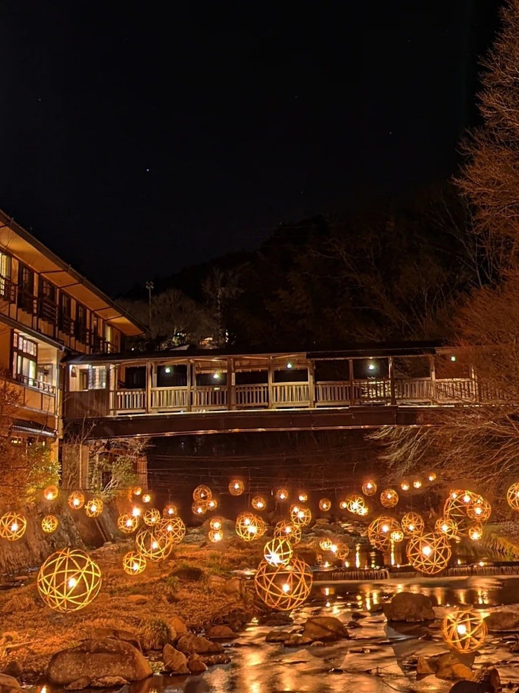 [Image1]It is one of the lights of Kurokawa Onsen in Aso when I went to see it this winterThis 😄✨ place is s