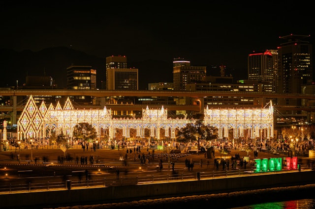 [画像1]2024神戸ルミナリエ未来に輝く光今年から一部有料でメリケンパークでも行わてます。