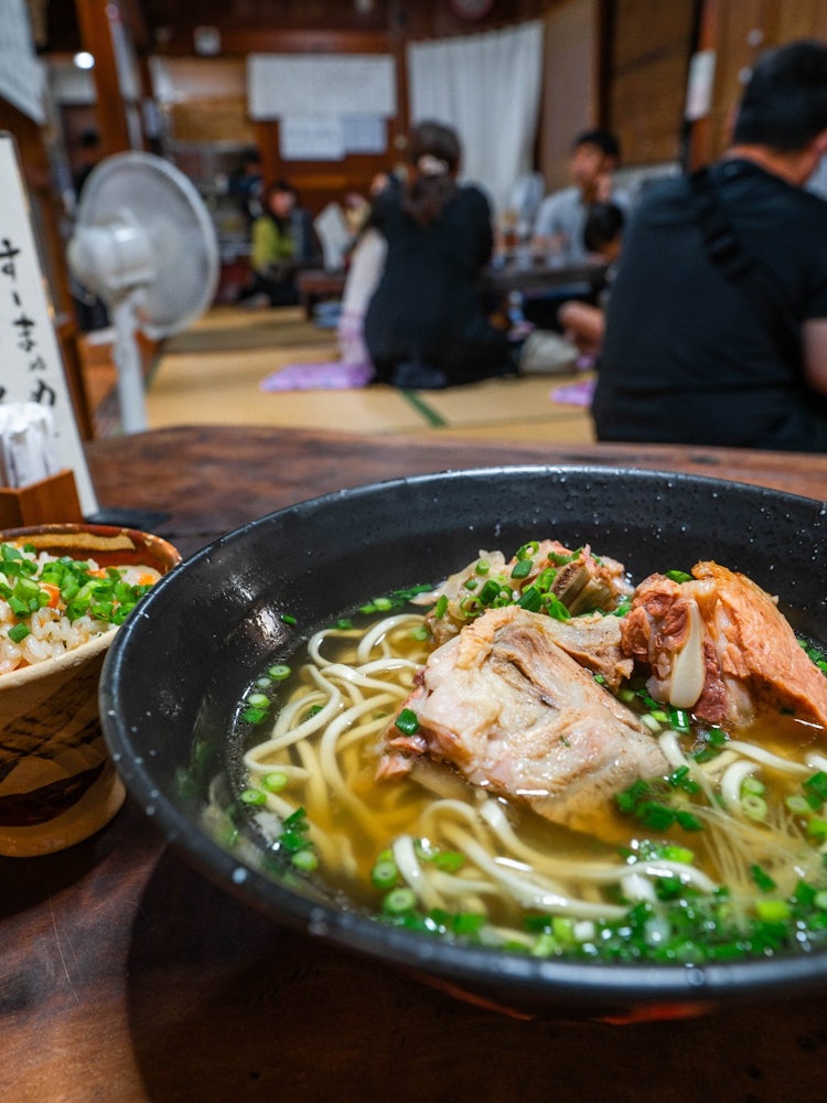 [Image1]Soki soba (Okinawa soba noodles) / Sumanume /I ate Okinawa soba at the soba restaurant 
