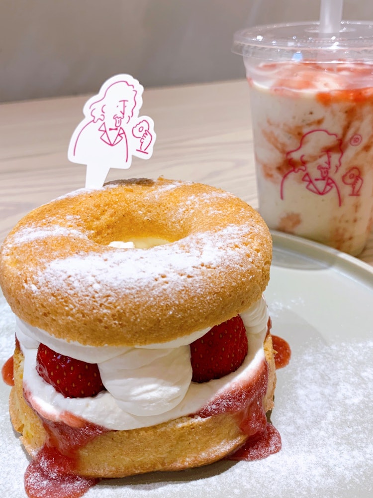 [相片1]京都的甜甜圈店koe Donuts的射击🍩店内部非常时尚，有很多可爱的甜甜圈！