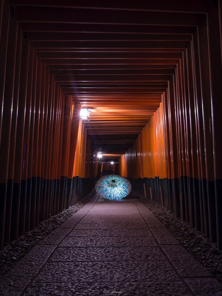 [Image1]Fushimi Inari at night.Ox Hour.