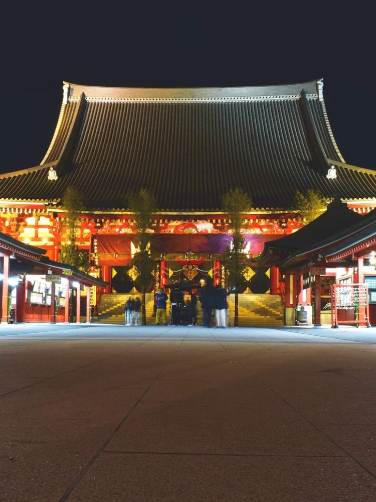 [Image1]The iconic symbol of Tokyo, Sensoji is now fully prepared for the new year's prayer. It looks very b