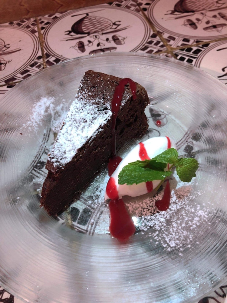 [Image1]Dropped by a cafe near Oji Station the other day and ordered a small chocolate cake and a tea. It lo