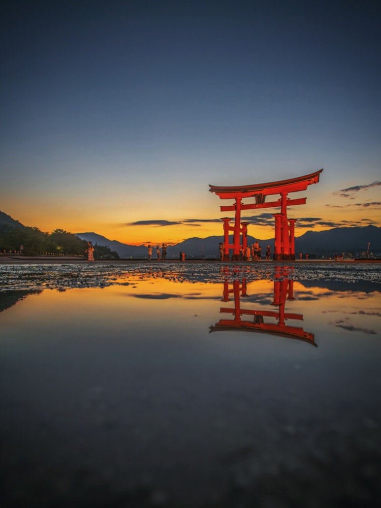 [Image1]Hiroshima Hatsukaichi Miyajima(Recommended spots in Hiroshima)#Miyajima#Itsukushima Shrine Otorii #m