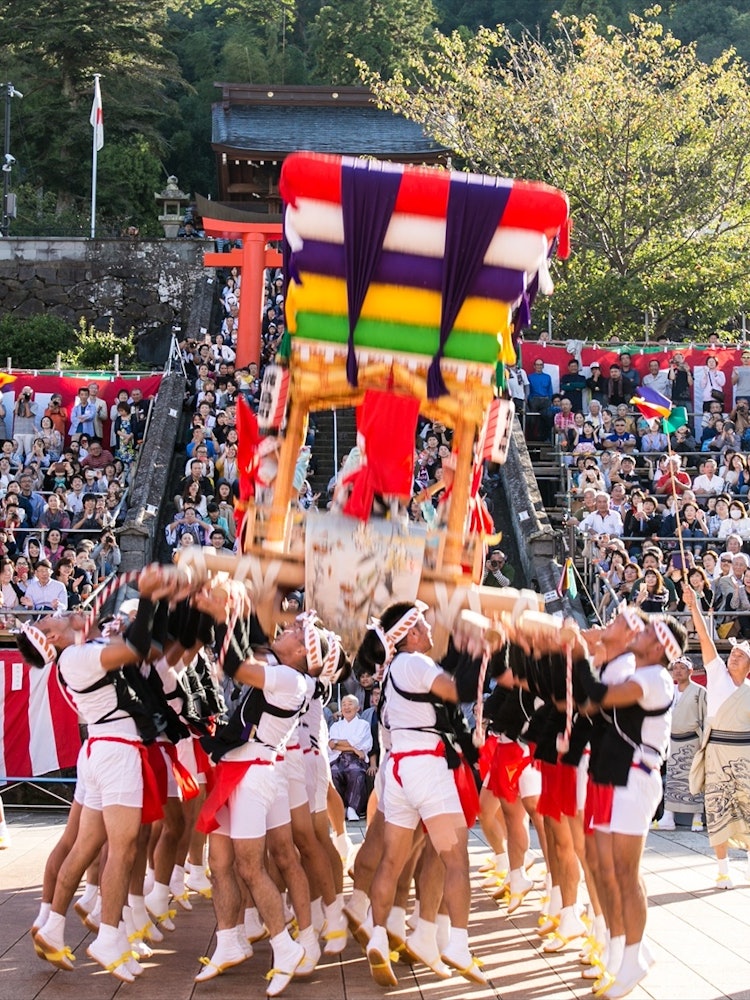[이미지1]10월 7일부터 9일까지 나가사키시에서 개최되는 축제[나가사키 쿤치]일본의 중요 무형 민속 문화재로 지정되어 있습니다.사진의 플로트는 [Kokkodesho]입니다나가사키 군치 사이