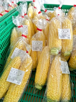 [相片2]【目室町・愛那屋】「Aina-ya」的蔬菜是生產者早上第一件事就是採摘，直接從田裡運來！ 目室是日本最大的甜玉米生產商。 在這裡，他們還出售「Memuro Gold Craft」，這是一種用Memur
