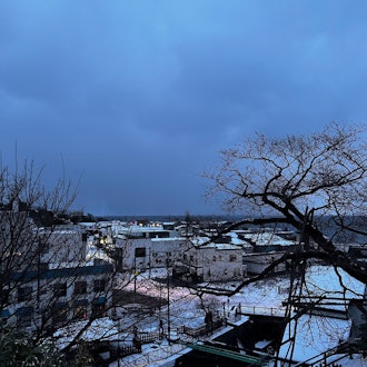 [画像2]今日から仕事始めです！松前町は、年末年始は雪がほとんどありませんでしたが日曜日から再び雪が降り始めました❄今は重く湿った雪が積もっています。写真は先ほど16時過ぎに撮影したものです📷改めまして、本年も