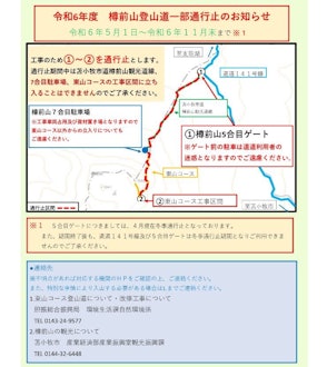 [Image2]This is an announcement of the full opening of Dodo No. 141 (Tarumae-Nishikioka Line).The partially 