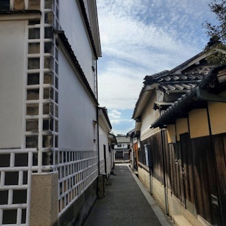 [相片2]😆 在岡山縣的美觀地區散步我對過去的日子一無所知。只是走路就令人興奮無論我去多少次我都喜歡的地方 ☺️只有♡快樂的吃喝美味