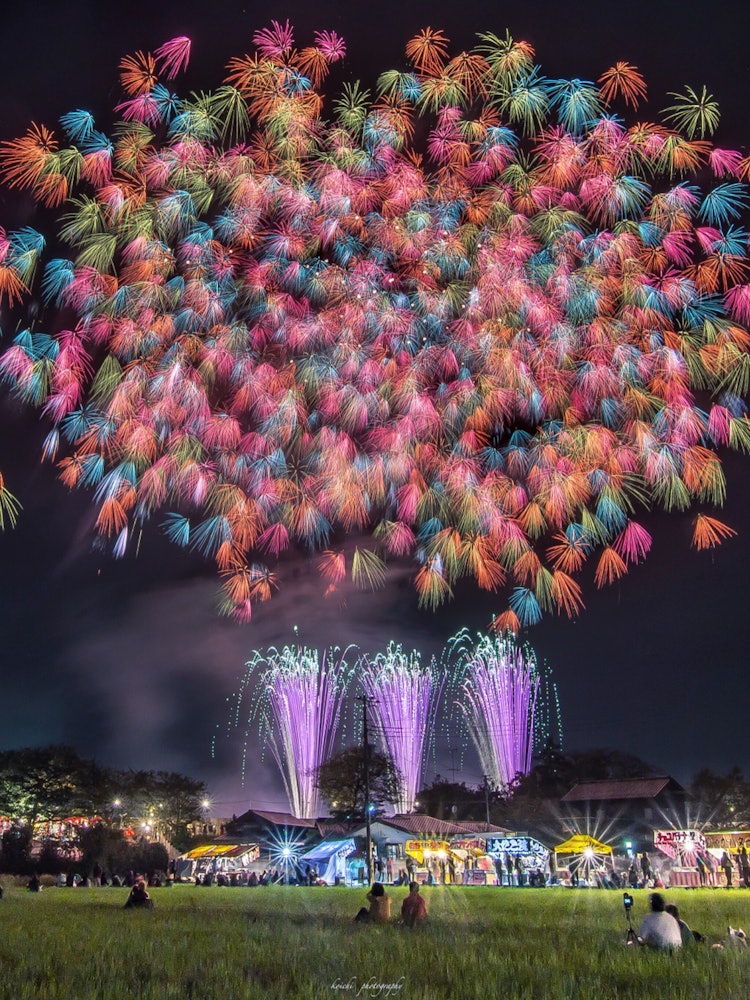 [이미지1]쓰치우라 불꽃놀이 축제.3대 불꽃놀이의 일본 피날레.