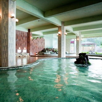 [Image1]The hot spring of the hotel 