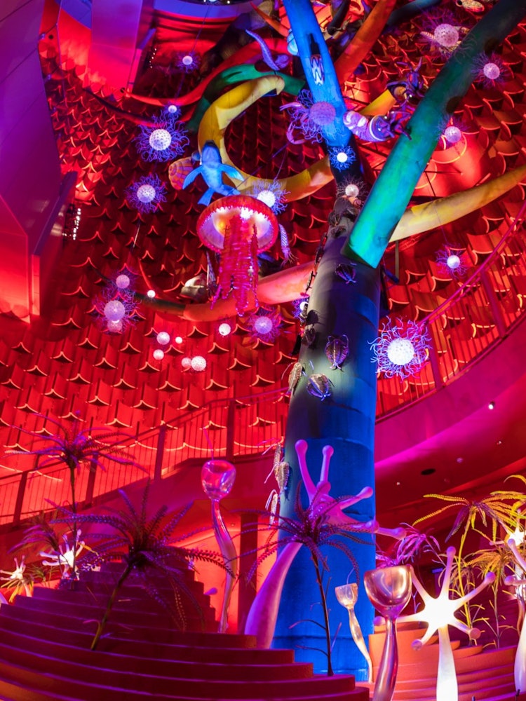 [Image1]This is the interior of the Tower of the Sun in Expo Park in Osaka. You need to book in advance to g